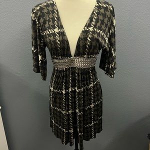 Sky Banded Waist Dress Sz M